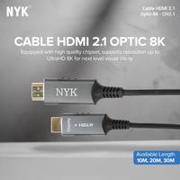 Gambar [ANTI-DELAY] NYK CABLE (CH 2.1) HDMI 2.1 8K OPTIC UHD - Active Optical Cable 20 Meter NON COD - HDMI 2.1 FIBER OPTIC 30M dari NYK Indonesia Kota Administrasi Jakarta Pusat 3 Tokopedia