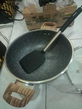 Product Review of [SPECIAL SALE] freemir Wajan Panci Kuping 24 Cm Anti Lengket Tutup Kaca Woody Marble Kitchenware [Ver3] from m**l 1