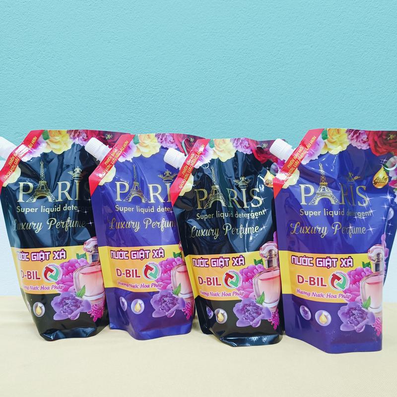 [GIẢM GIÁ SỐC] TÚI Nước Giặt Xả Paris, Thể tích 1 Túi 1000ML, Nước Giặt làm mềm vải, Ngăn ngừa Vi khuẩn, Hương thơm Dài lâu