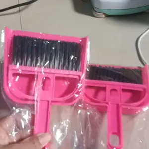 Sapu Mini Set Serok Cikrak kecil kebersihan karpet mobil meja laptop murah pengki