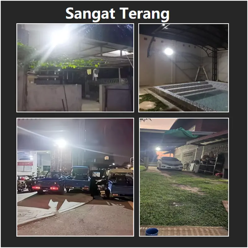 【READY STOCK】100W Lampu Sorot Tenaga Surya Solar Lampu  Lampu Taman Tenaga Surya Lampu Tenaga Surya Tahan Air Untuk Halaman Dan Jalan Desa Bar Tingkat Perlindungan Air IP67 Seluruh Tahun Tanpa Biaya Listrik Langit Gelap Menjadi Terang Secara Otomatis 1