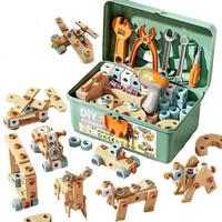 Gambar YUNLEO.TOY Mainan Tool Box AlatPerbaikan Bor Listrik Simulasi Pembongkarandan perakitan sekrup Kreatif DIY MainanEdukasi - 124pcs dari YUNLEO.TOY Kota Bekasi 3 Tokopedia