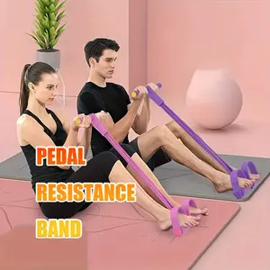 [SAHABAT-MANCING]1PC Alat Olahraga Elastis Tahan Lama Karet Alat Fitness Alat Olahraga Tummy Trimer Preimum Trimmer Fitness 6 Tali New tali elastis