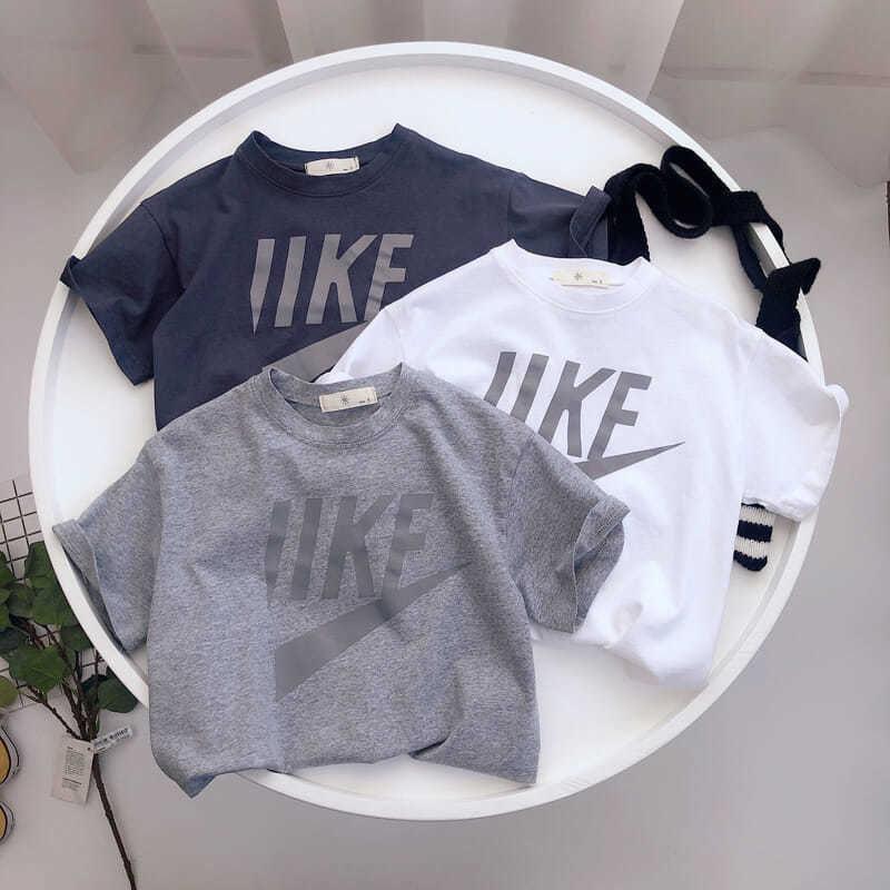 Product Introduction of Boys Summer Trendy T-shirt Top Short sleeved Loose Pullover Versatile Thin Breathable Unisex Clothes Trendy softjeansbaby 3