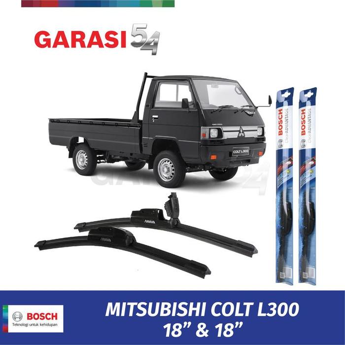 Gambar Wiper Frameless Mobil  Mitsubishi Colt L300 Sepasang Bosch dari Garasi 54 Kota Tangerang Selatan Tokopedia