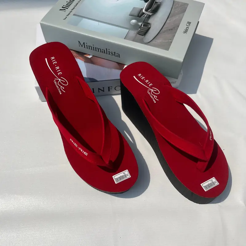 Sandal Wedges Wanita Tinggi 9cm NEW Rie-Rie Kekinian 2