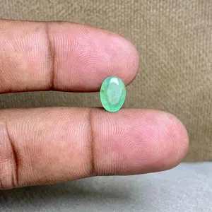Batu Zamrud Natural Emerald Beryl Jamrud Asli Zamrud Batu Emerald dim 9.5x7x4 CT 1.60
