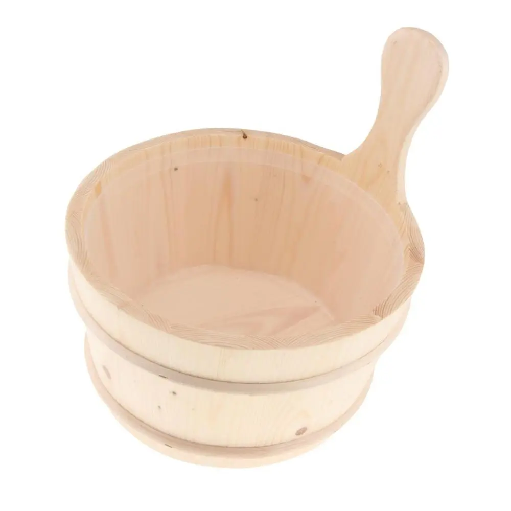 1.1 Gallon/ 4 Litre Cedar Sauna Bucket With Liner