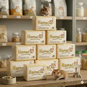 grade A GROSIR TERMURAH (11 pcs) serbuk kayu untuk hewan hamster landak merk HamsCu by cowboy