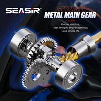 Gambar SEASIR BLACK ARROW 1000-3000 Reel Pancing Putar, Power Handle Reel Tahan Air Kumparan Dangkal Aluminium, Bantalan Bola 5+1, Rasio Gir 5.2:1, Tarikan Maksimal 13KG, Gir Utama Logam Tarikan Kuat Lebih Halus Berkualitas saltwater Laut - 1000s dari SeasirToko Kab. Tangerang 5 Tokopedia