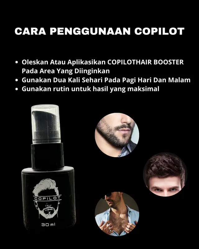 COPILOT Serum Penumbuh Rambut Original Untuk Rambut Rontok 3