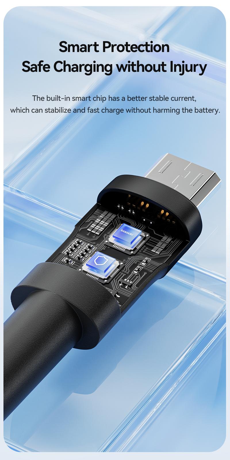 Product Introduction of Toocki 2M Micro USB Cable - Fast Charging for Xiaomi/Redmi/Samsung (Trending Accessory!) 6
