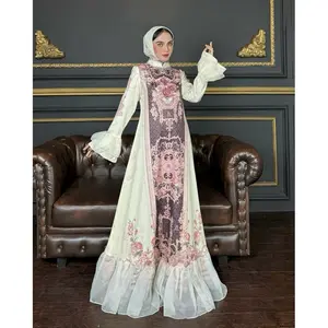 Namira Dress Set Hijab Exlusive By Elly Arsy