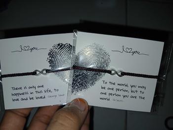 Product Review of Nona Moon | Gelang Couple Infinity (Black-Red) Bracelets | Couple, Love, Soulmate from l**6 1