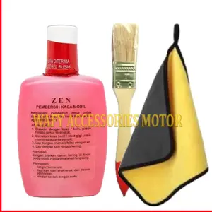 Paket Obat Jamur Kaca + Kuas + Kain Lap Microfiber Pembersih Jamur Kaca Mobil Motor Dan Kaca Lainya