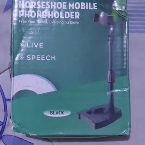 2IN1 Standing Holder Ponsel Penyangga Stand Siaran Langsung Untuk Berputar Menonton Video Stand Tablet Ponsel Multifungsi