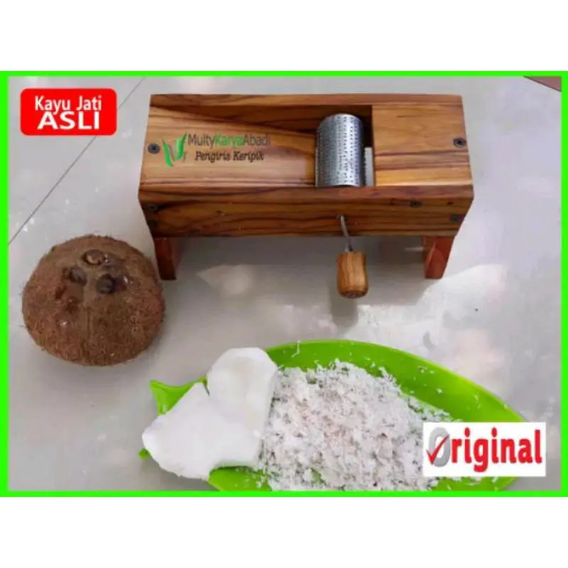 PARUTAN KELAPA KAYU JATI ASLI SUPER Pisau