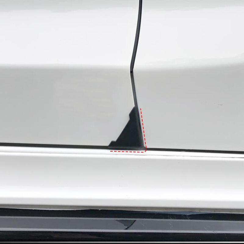 XYKJ Sudut Pintu Karet Pelindung Pintu Mobil 2PCS/SET Mencegah Kerusakan Pada Cat Mobil Car 6