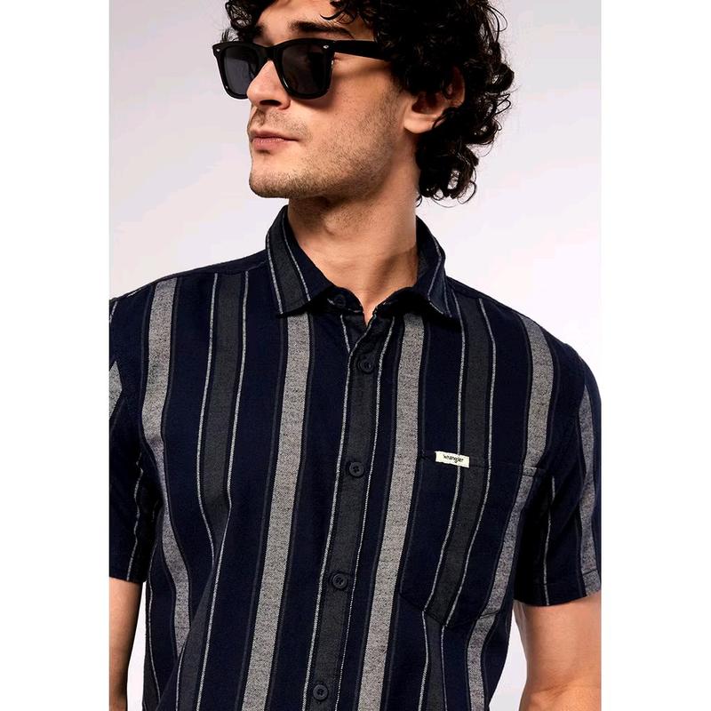 Kemeja Wrangler CAIN 07P24 slimfit Pria 1