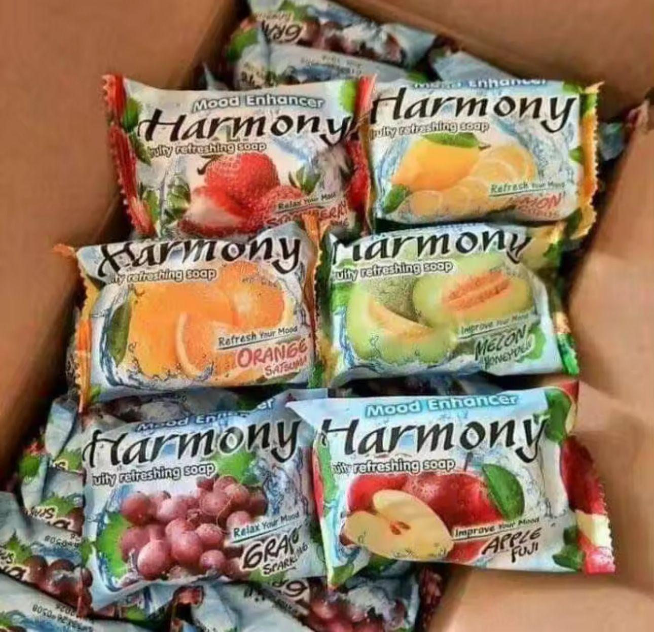 Harmony Paket 20 pcs Sabun Harmony Sabun Mandi Batang Aroma Buah Segar Cocok untuk Semua Jenis Kulit