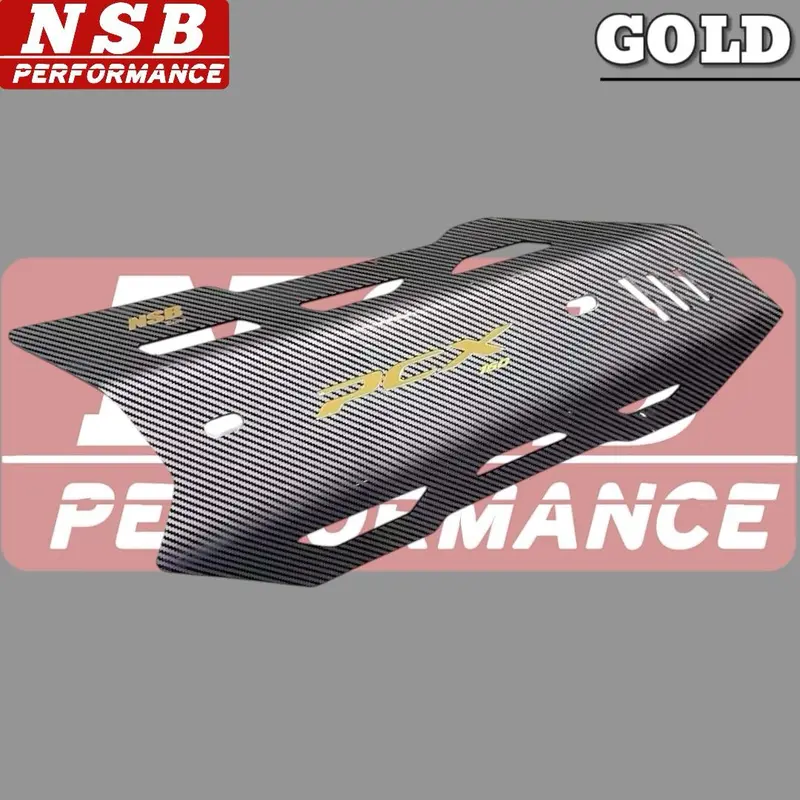 TAMENG KNALPOT PCX 160 PELINDUNG KNALPOT MOTOR PCX NSB  FULL CARBON BAHAN FULL AKRILIK PCX 160 HS55 4