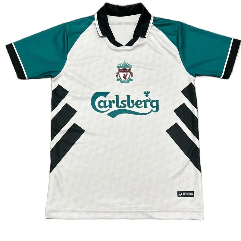 Jersey Liverpool Putih Tosca Carlsberg Fantasy Retro by Shop