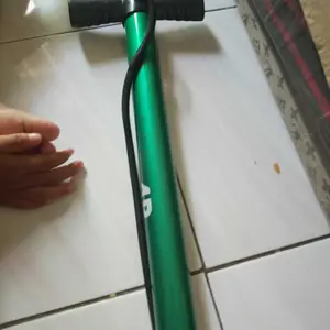 Pompa Angin 2 Fungsi Motor & Sepeda Tinggi 60cm Alloy Portable Kuat Serbaguna untuk Ban Motor Sepeda Fixie Lipat atau Gunung Bahan Alloy Kuat Ringan dan Cepat Mengisi Angin