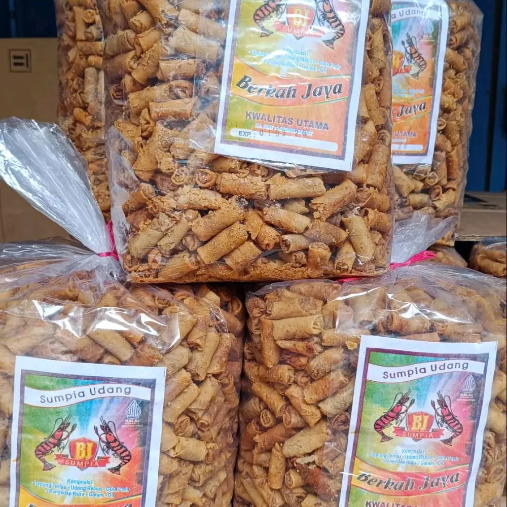 Sumpia udang lumpia abon spring roll 1kg jajan lebaran grosir murah Food Jajanan Frozen Odeng Makanan Aci