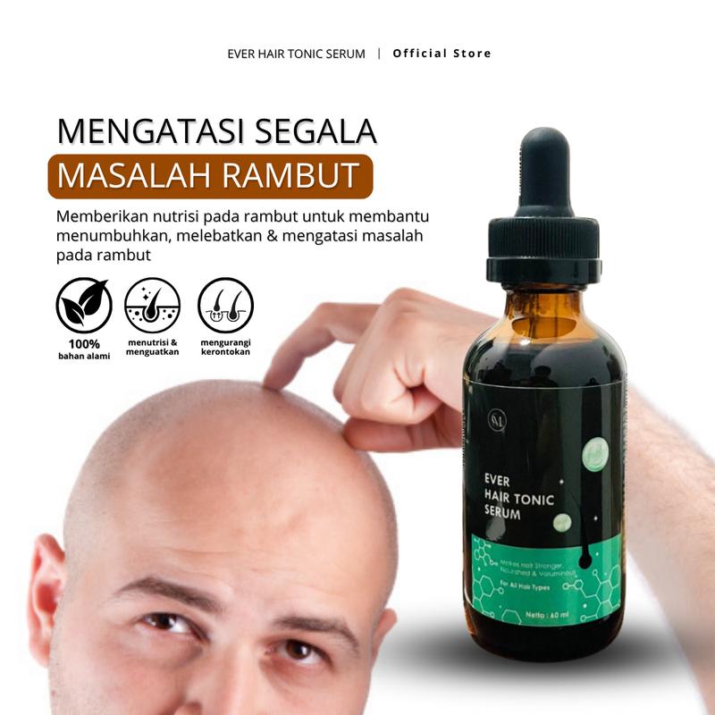 [Paket Isi 1 Botol] Ever Hair Serum - Serum Penumbuh Rambut Cepat ...