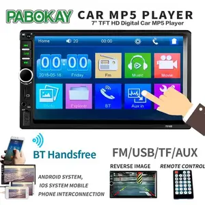 OKE BOS - Pabokay Head Unit Tape Mobil 2 DIN Car MP5 Player Plug ISO 7 Inch - 7018B