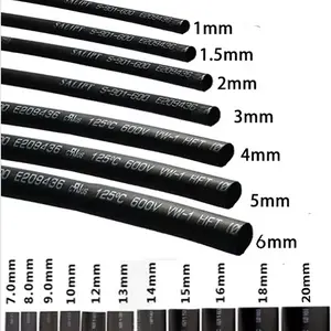 Selongsong Pelapis Kabel Insulasi Heat Shrink Tube 1 M - 100 M KH 20mm Black Pelindung Kabel dari Kerusakan & Gangguan Sinyal