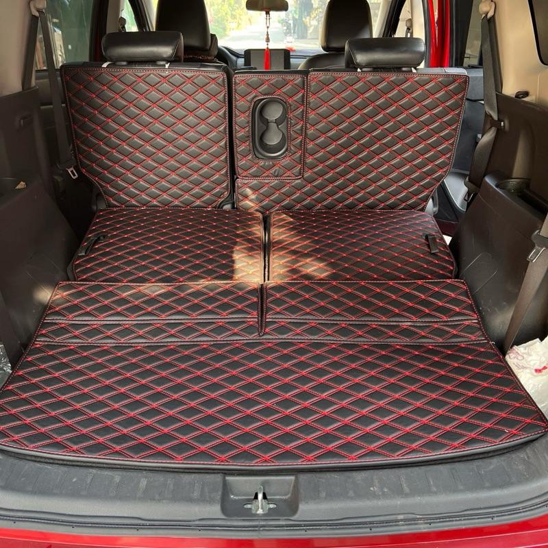  Lót cốp Mitsu Xpander + lưng ghế hàng 2,3 - Thảm da chống xước chống nước không mùi 