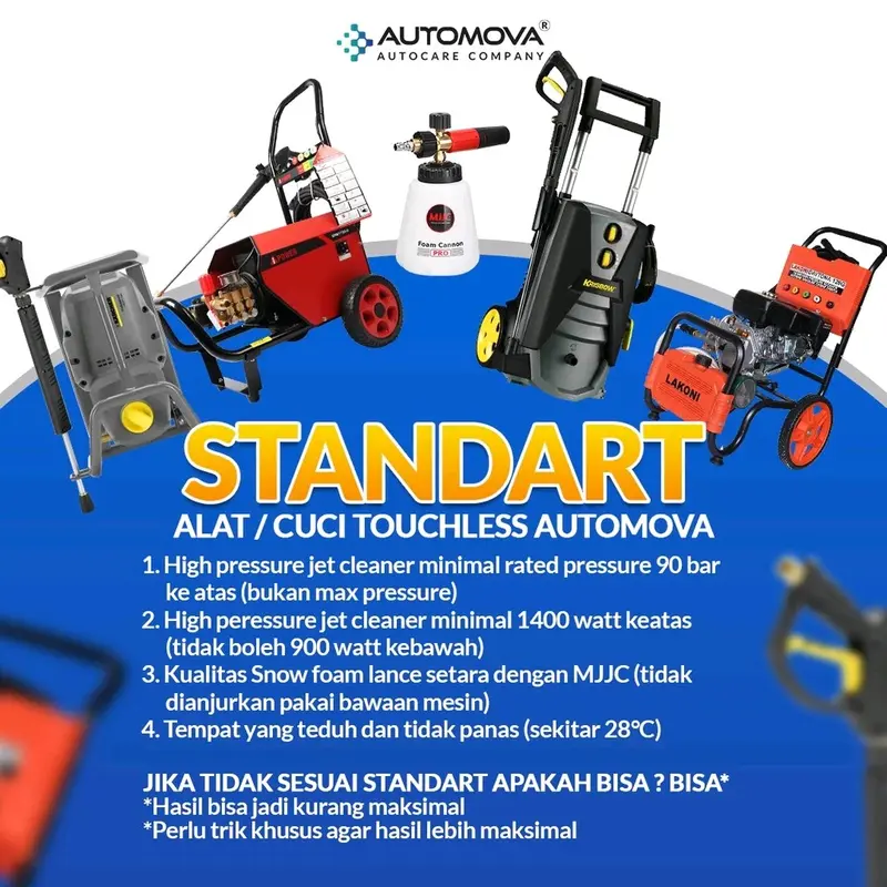 AUTOMOVA - TOUCHLESS SHAMPOO POWER FOAM BLASTER 500ML BY AUTOMOVA - SHAMPOO TANPA SENTUH POWER FOAM BLASTER 500ML - SHAMPOO TANPA SENTUH MOTOR DAN MOBIL 4