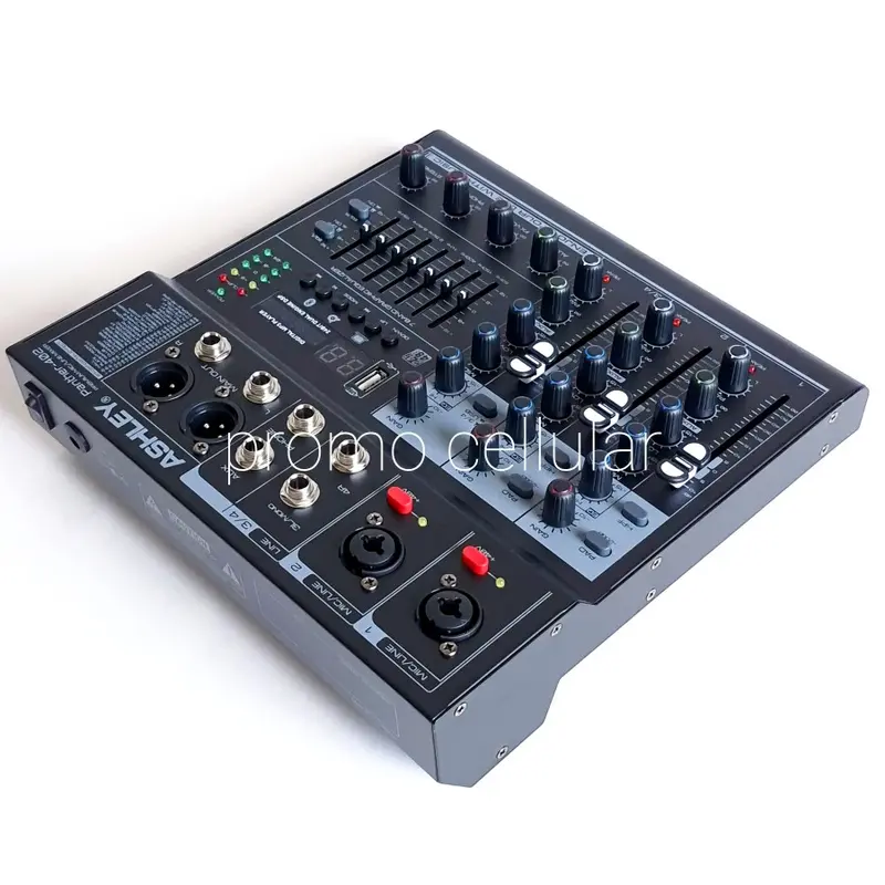 Mixer Ashley Panther 402 Bluetooth 4 Channel 99 Dsp USB Recording 4ch Original 2