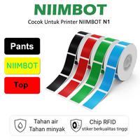 Gambar Niimbot N1 Label Warna Solid Dapat Dicetak Dengan Berbagai Warna Font - Kertas label Putih‑10x25mm‑220 lembar dari NIIMBOT Indonesia Kab. Tangerang 1 Tokopedia