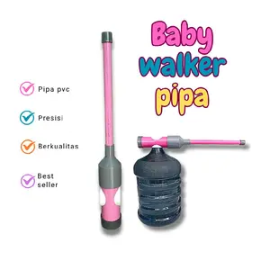Baby Walker Pipa Warna Pink, alat belajar jalan  Bayi