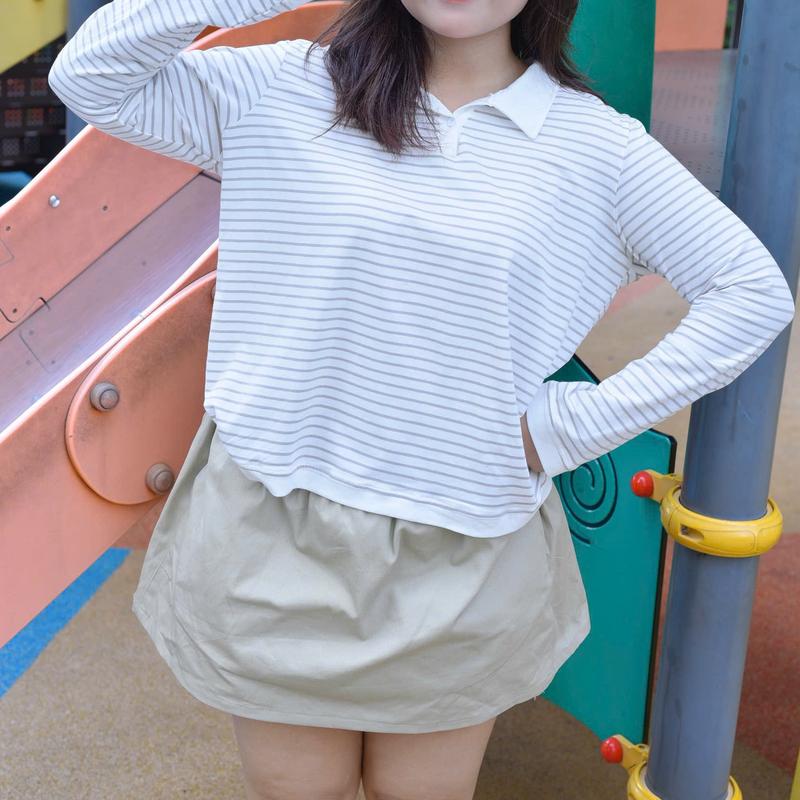 QUẦN VÁY Quần váy kaki chữ A form bí full lưng chun bigsize 90kg