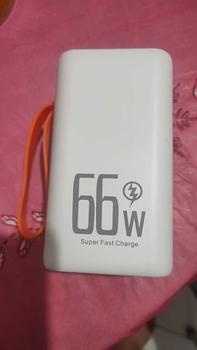 Product Review of powerbank ip  60000mAh ori 66W Super Fast Charging dengan LED Display dan 3 Port Keluaran USB  4 Hitam Charger Powerbank Jam Plastik Putih lightning usb 3.0 power bank 60000 original from x**n 0
