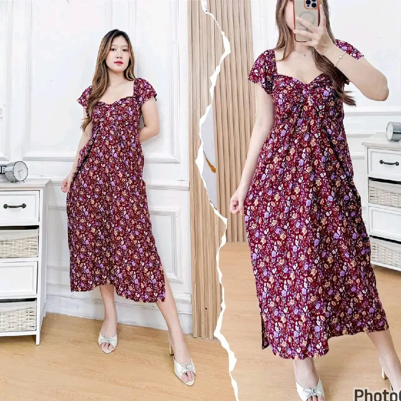 Dress Gisel Daster pita rayon bali 1