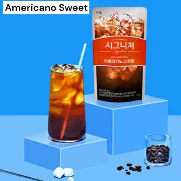 JARDIN Signature Korean Americano Coffee Pouch Korean Drink Minuman Korea Impor Pouch 230ml 6
