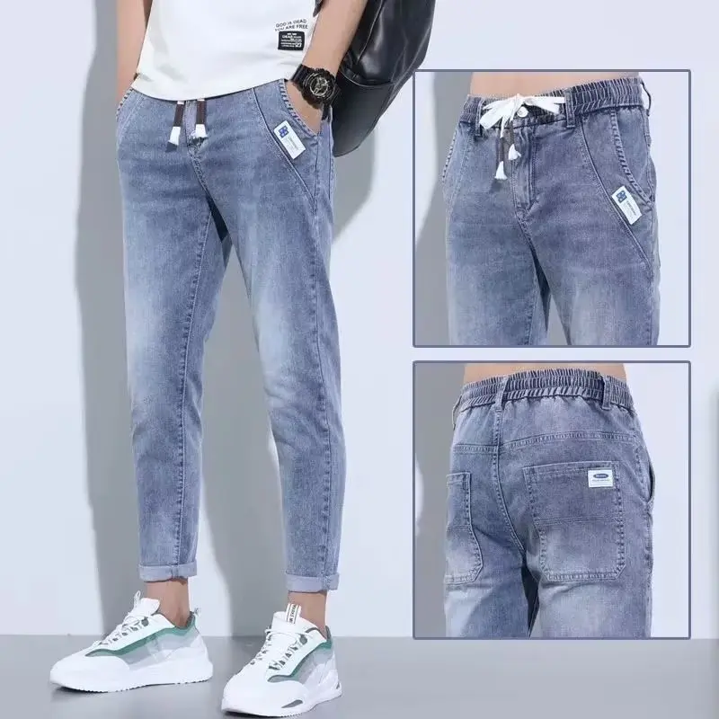 celana jeans pria Elastis waist denim blue states jeans slim fit pria celana jeans panjang pria span jeans pria light blue jeans celana jeans pria slim fit