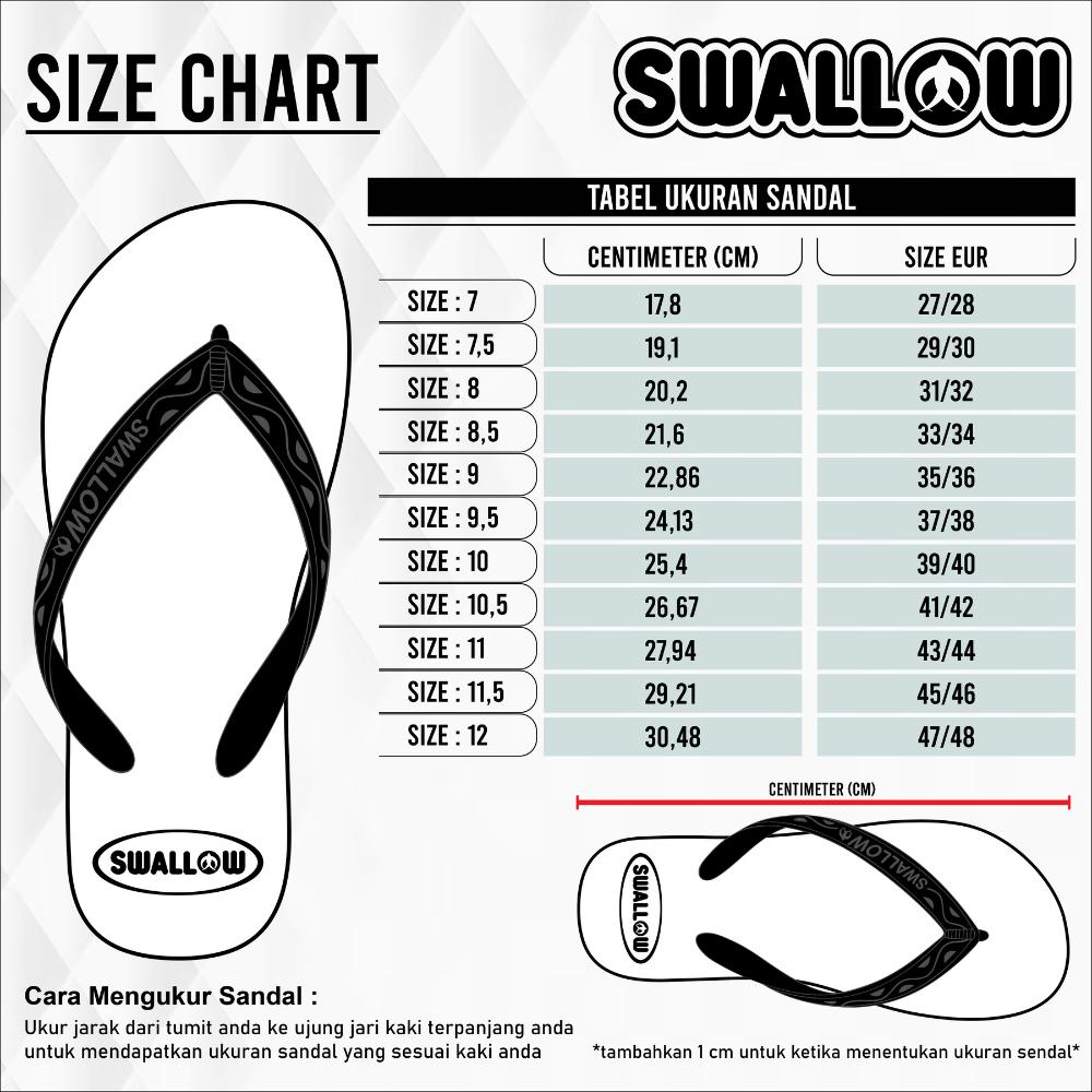 Sandal Swallow Signature Capybara Kids – Sandal Karet Anak Pria Wanita | Sandal Strap Anti Selip Motif Lucu