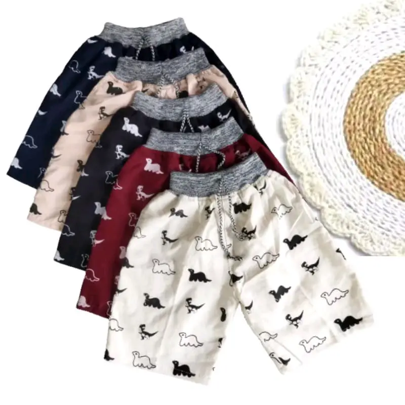 Cowok Cewek//Celana pendek chinos motif anak//motif karakter fashion 2