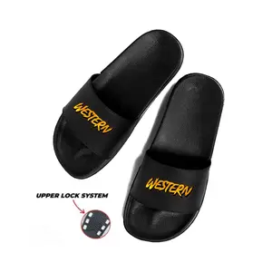 Western Sandal Sendal Selop Slop Slip On Slide Flip Flop Pria Cowok Laki Laki Cewek Wanita Perempuan