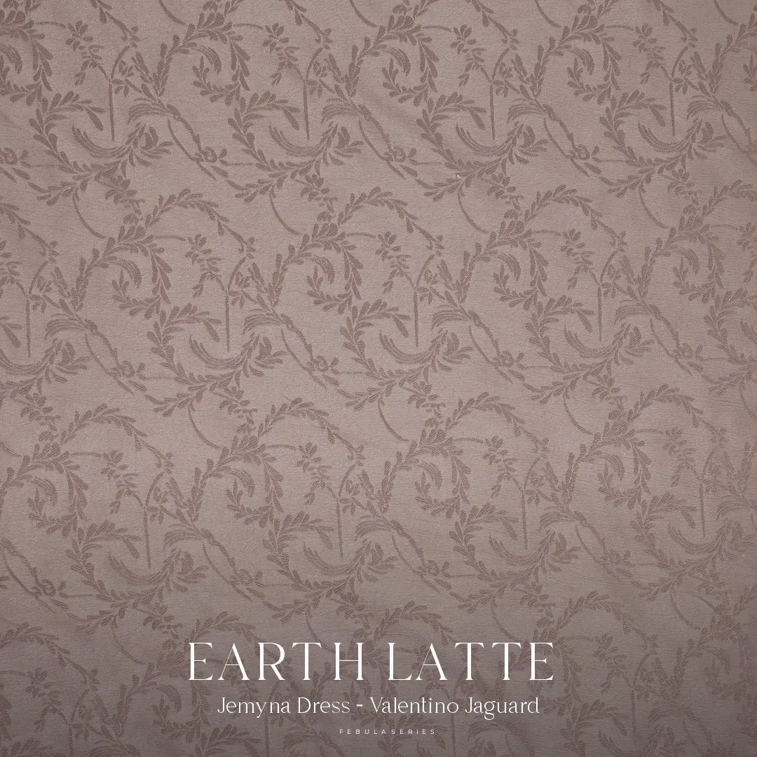 EARTH LATTE - VALENTINO JAGUARD