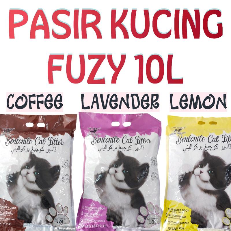 PASIR KUCING FUZY 10L(COFFEE/LAVENDER/LEMON) - TikTok Shop Malaysia