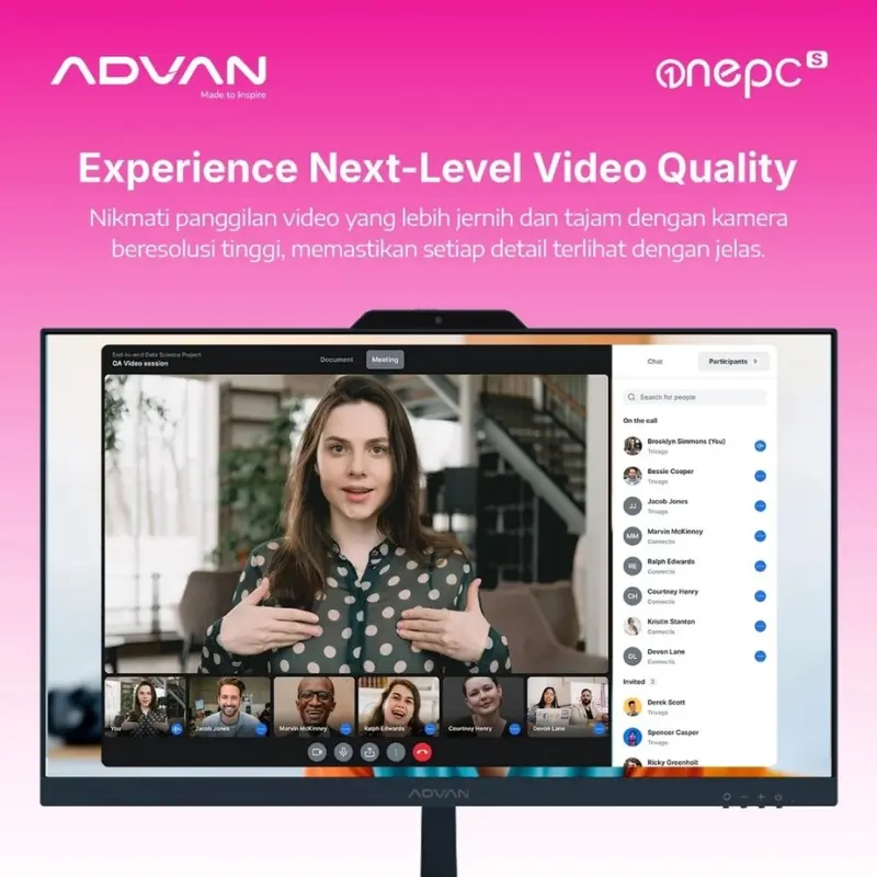 Advan All In One PC AIO One PC S Intel N100 4GB/128GB Windows 11 Original 3