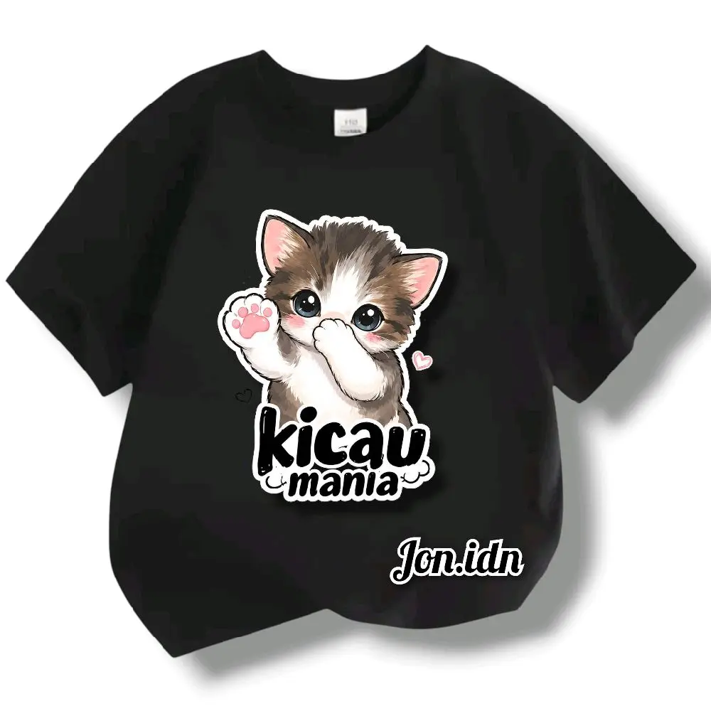 Kaos Atasan Anak Cewek Cowok Kicau Mania - Bahan Vista Terry, Nyaman Di Pakai & Tidak Gerah. Ideal 2-12 Tahun
