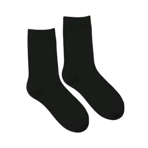 3 PASANG KAOS KAKI ANAK SEKOLAH HITAM POLOS SD SMP SMA NON KEMAS