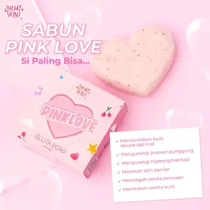 Pink Love Gluta Soap Ohmyskin / Sabun Pencerah Badan Ohmyskin